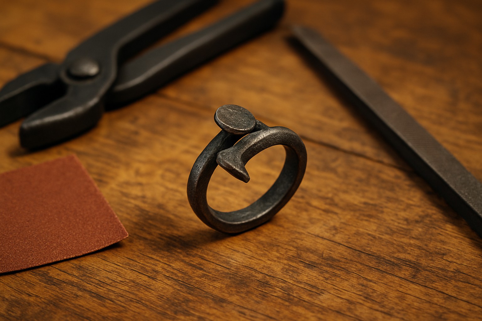 How To Make An Iron Nail Ring At Home?