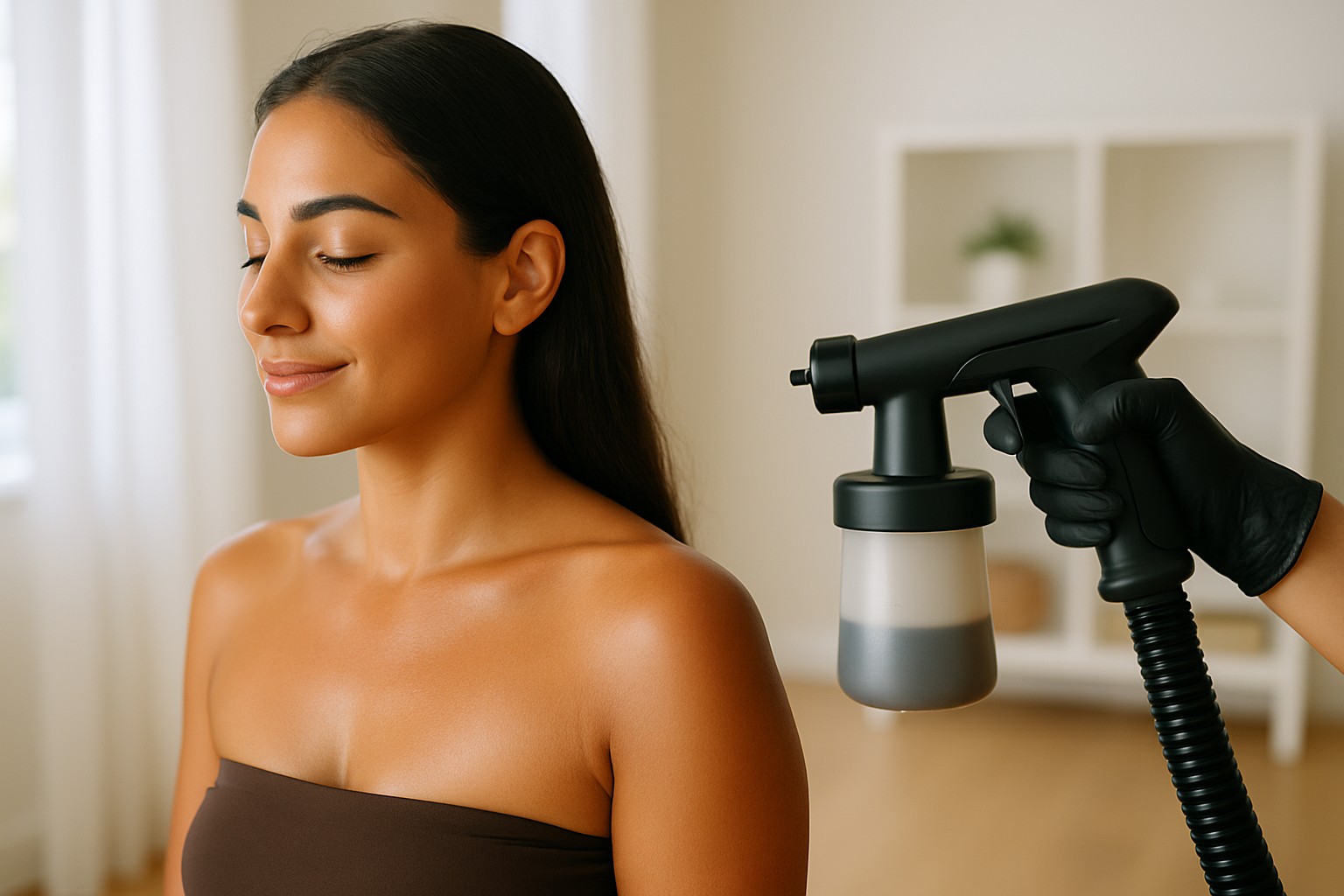 How To Get A Natural Olive Skin Spray Tan At Home