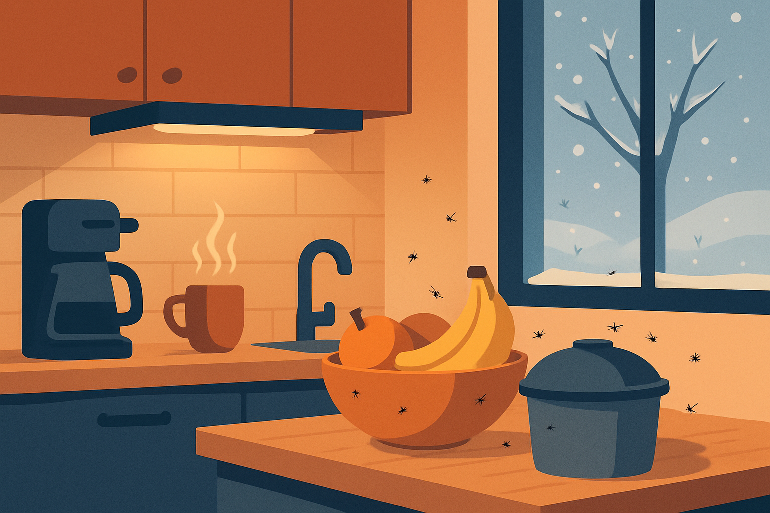 Why You Still See Fruit Flies in the Winter Months?